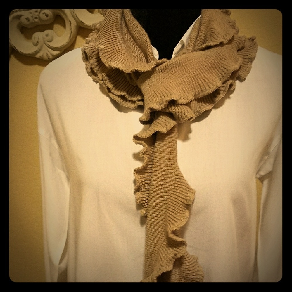 Stylish Taupe Scarf